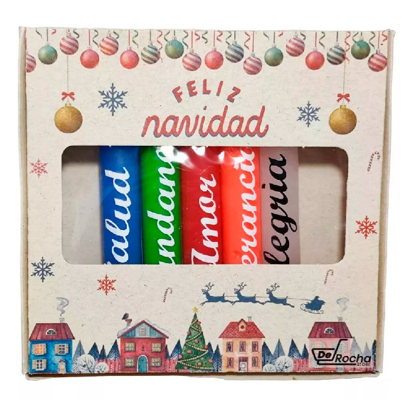 VELAS NAVIDEÑAS X8 UNIDADES