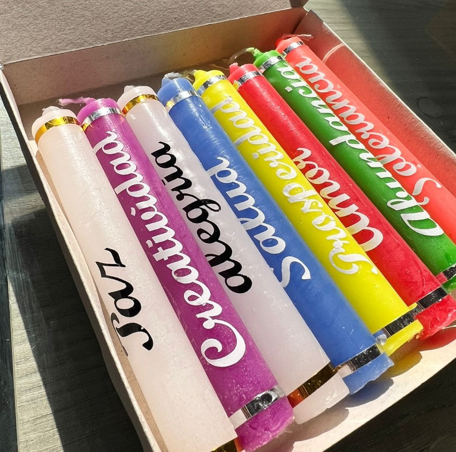 VELAS NAVIDEÑAS X8 UNIDADES